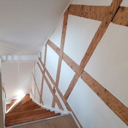 Fewo Im Lehm-Fachwerkhaus Erfurt Mit 3 Einzelnen Schlafzimmern Je Mit Tv ภายนอก รูปภาพ