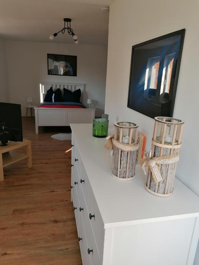 Fewo Im Lehm-Fachwerkhaus Erfurt Mit 3 Einzelnen Schlafzimmern Je Mit Tv ภายนอก รูปภาพ